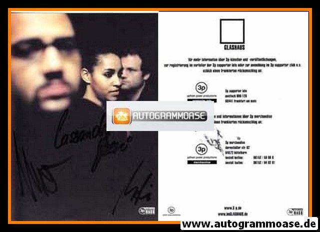 Autogramme Pop | GLASHAUS | 2000er (3p)