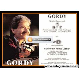 Autogramm Schlager | GORDY | 1990 "Ein Neues Leben" (Mary & Gordy) Travestie