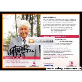 Autogramm Orchester | Gotthilf FISCHER | 2011 (Liederteppich)