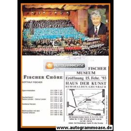 Autogramm Orchester | Gotthilf FISCHER | 1993 (Museum)