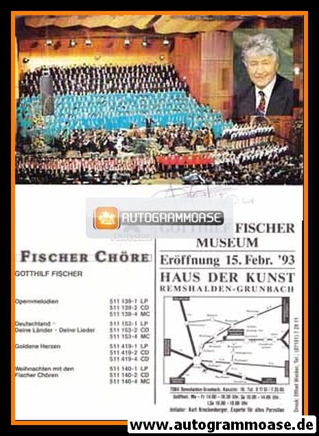 Autogramm Orchester | Gotthilf FISCHER | 1993 (Museum)