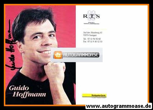 Autogramm Schlager | Guido HOFFMANN | 1990er (Portrait Color RTS)