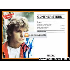 Autogramm Schlager | Günther STERN | 1983 "Jeder Tag In Meinem Leben"