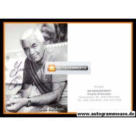 Autogramm Schlager | Gus BACKUS | 1990er (Portrait SW) BB Management