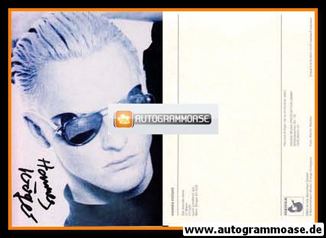 Autogramm Pop | Hannes KRÖGER | 1988 "Der Blonde Hans"