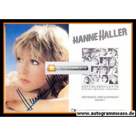 Autogramm Schlager | Hanne HALLER | 1985 "Gefühlsroulette" (Metronome)