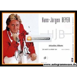 Autogramm Schlager | Hans-Jürgen BEYER | 1999 "Ich Würd´ Es Wieder Tun" (Portrait Color)