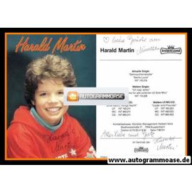 Autogramm Volksmusik | Harald MARTIN | 1986 "Sehnsuchtsmelodie"