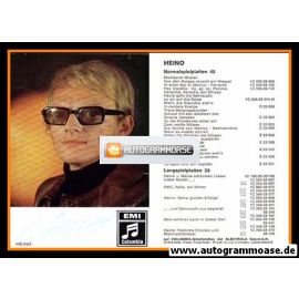 Autogramm Schlager | HEINO | 1971 "Mohikaner Shalali" (Portrait Color EMI)