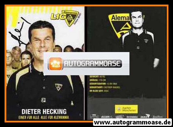 Autogramm Fussball | Alemannia Aachen | 2006 | Dieter HECKING