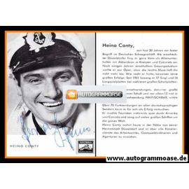 Autogramm Schlager | Heino CONTY | 1970er (Portrait SW Electrola) 2