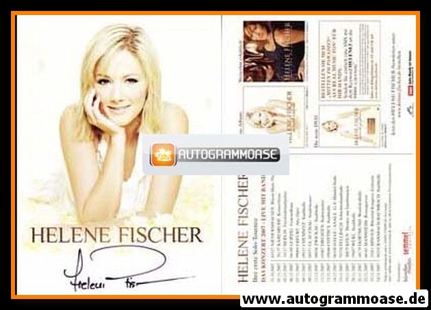 Autogramm Schlager | Helene FISCHER | 2007 "So Nah Wie Du" (Portrait Color EMI)