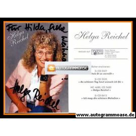 Autogramm Volksmusik | Helga REICHEL | 1995 "Ich Mag Die Schönen Melodien" (Bogner)