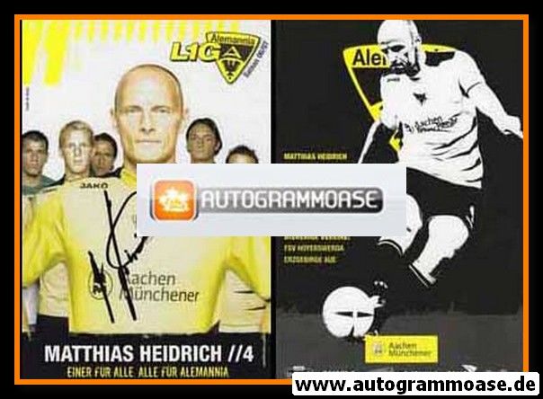 Autogramm Fussball | Alemannia Aachen | 2006 | Matthias HEIDRICH