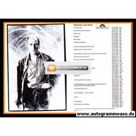Autogramm Schlager | Herman VAN VEEN | 1988 "Bis Hierher Und Weiter" (Portrait SW Polydor)