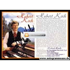 Autogramm Instrumental (Orgel) | Hubert KOCH | 1980er (Portrait Color) Wersi
