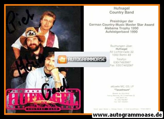 Autogramme Country | HUFNAGEL | 1994 "Texastraum"