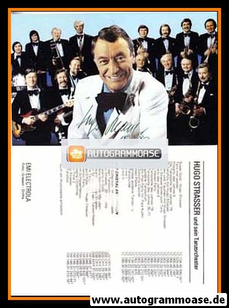 Autogramm Orchester | Hugo STRASSER | 1980er (EMI Diskografie)