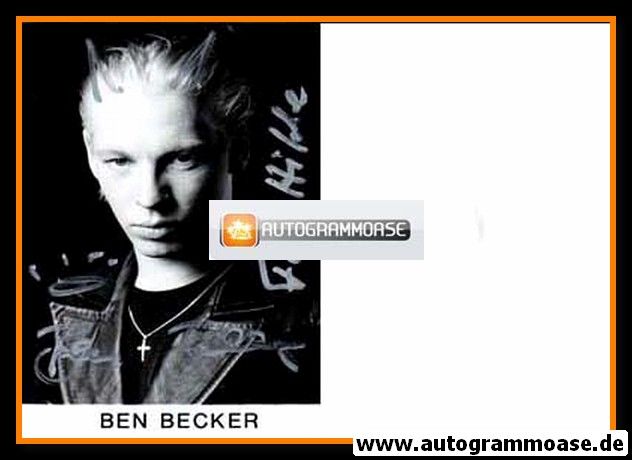 Autogramm Schauspieler | Ben BECKER | 1980er Foto (Portrait SW)