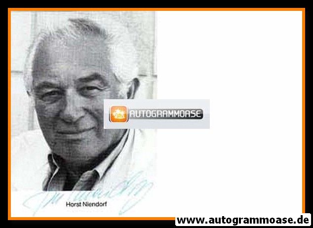 Autogramm Schauspieler | Horst NIENDORF | 1980er (Portrait SW)