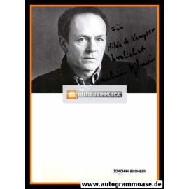 Autogramm Schauspieler | Joachim BISSMEIER | 1980er (Portrait SW)