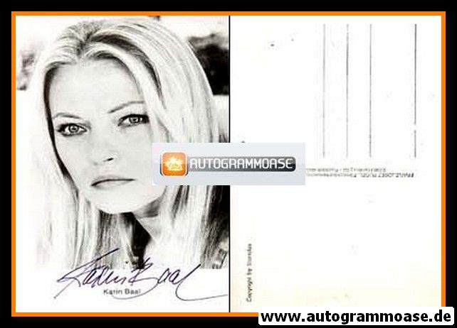 Autogramm Schauspieler | Karin BAAL | 1970er (Portrait SW Rüdel) Stanislas