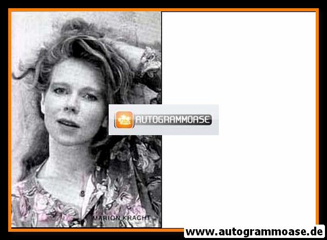 Autogramm Schauspieler | Marion KRACHT | 1980er (Portrait SW)