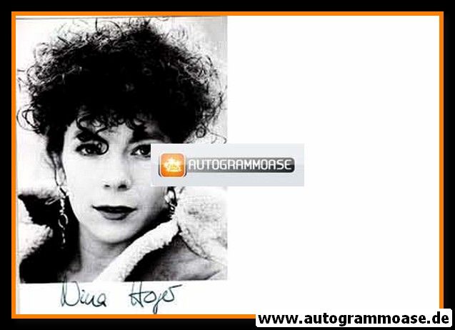 Autogramm Schauspieler | Nina HOGER | 1980er (Portrait SW) 2