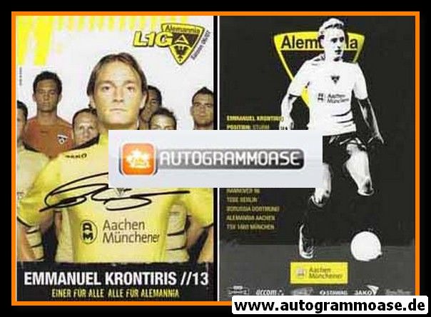 Autogramm Fussball | Alemannia Aachen | 2006 | Emmanuel KRONTIRIS