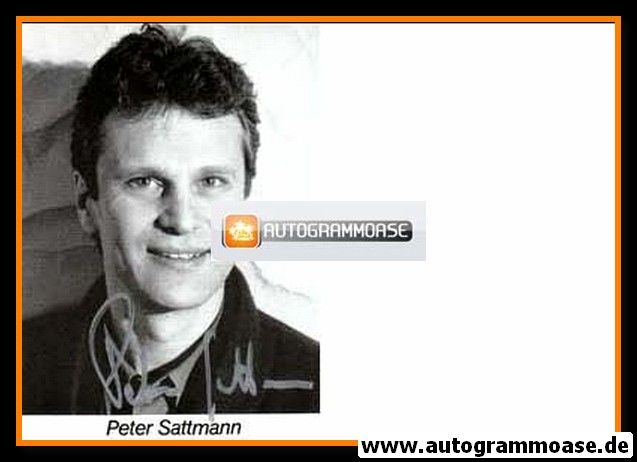 Autogramm Schauspieler | Peter SATTMANN | 1980er (Portrait SW)