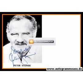 Autogramm Schauspieler | Peter STEINER | 1980er (Portrait SW)