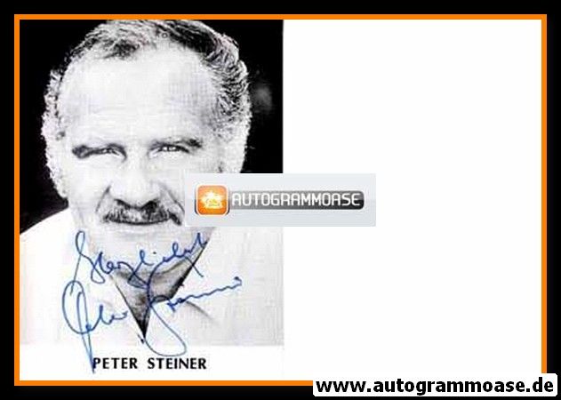 Autogramm Schauspieler | Peter STEINER | 1980er (Portrait SW)