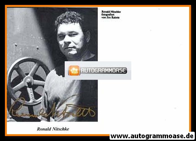 Autogramm Schauspieler | Ronald NITSCHKE | 1980er (Portrait SW Rakete)