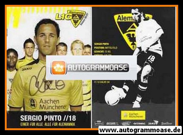 Autogramm Fussball | Alemannia Aachen | 2006 | Sergio PINTO