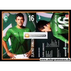 Autogramm Fussball | SV Werder Bremen | 2012 | Zlatko JUNUZOVIC (ohne Logo)