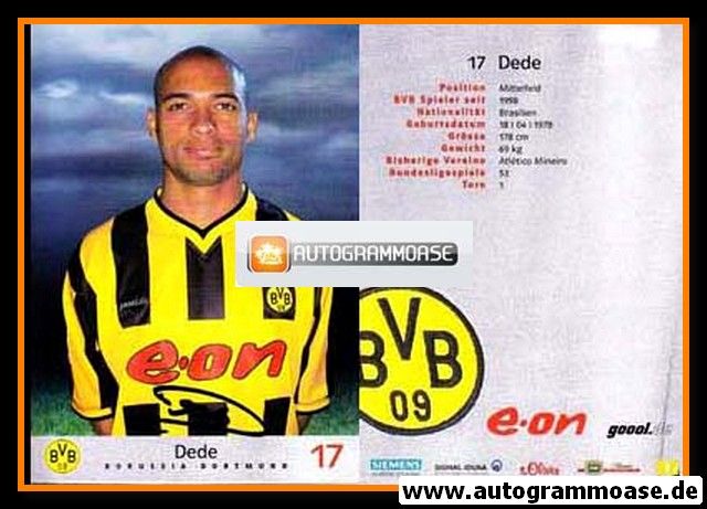 Autogramm Fussball | Borussia Dortmund | 2000 | DEDE