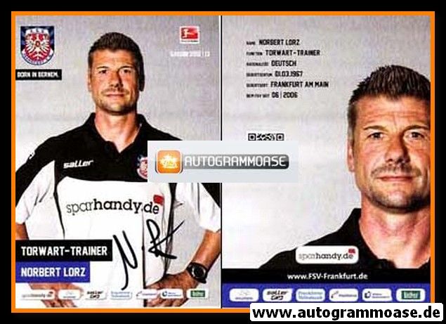 Autogramm Fussball | FSV Frankfurt | 2012 | Norbert LORZ