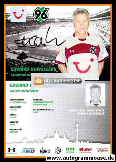 Autogramm Fussball | Hannover 96 | 2010 | Edward KOWALCZUK