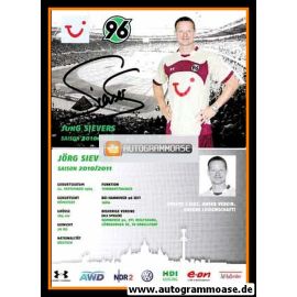 Autogramm Fussball | Hannover 96 | 2010 | Jörg SIEVERS