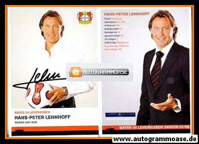 Autogramm Fussball | Bayer Leverkusen | 2007 | Hans-Peter LEHNHOFF