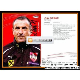 Autogramm Fussball | Österreich | 2011 | Fritz SCHMID