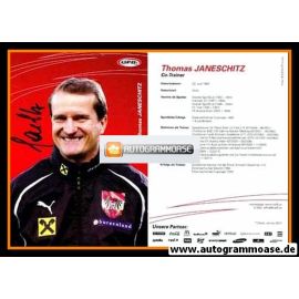 Autogramm Fussball | Österreich | 2011 | Thomas JANESCHITZ 