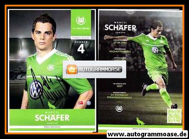 Autogramm Fussball | VfL Wolfsburg | 2012 | Marcel SCHÄFER