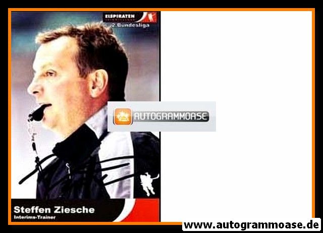 Autogramm Eishockey | Eispiraten Crimmitschau | 2010 Foto | Steffen ZIESCHE