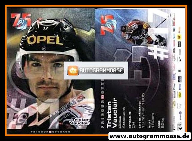 Autogramm Eishockey | HC Fribourg-Gotteron | 2010er | Tristan VAUCLAIR