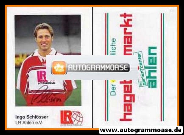Autogramm Fussball | Rot Weiss Ahlen | 2000 | Ingo SCHLÖSSER