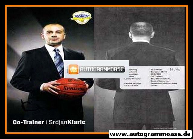 Autogramm Basketball | EWE Baskets Oldenburg | 2009 | Srdjan KLARIC