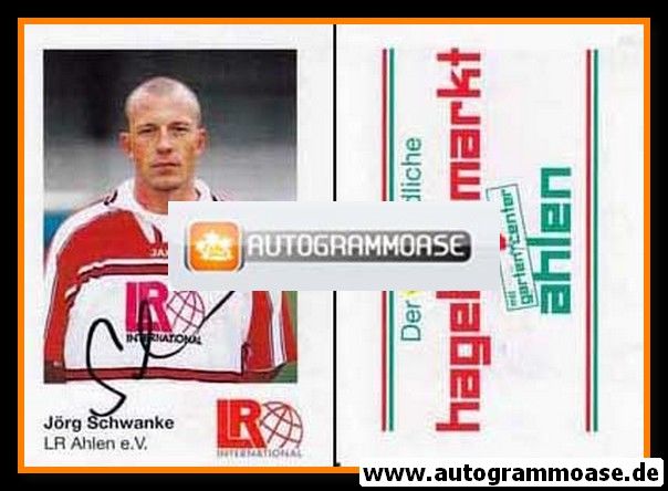 Autogramm Fussball | Rot Weiss Ahlen | 2000 | Jörg SCHWANKE