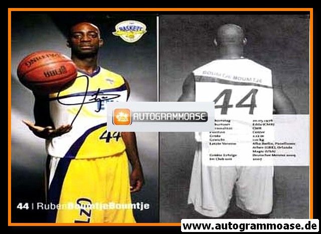 Autogramm Basketball | EWE Baskets Oldenburg | 2009 | Ruben BOUMTJE BOUMTJE
