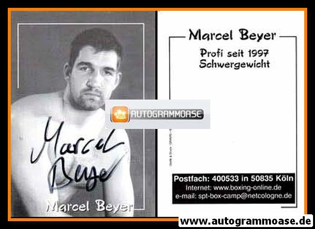 Autogramm Boxen | Marcel BEYER | 2000er (Gravis)